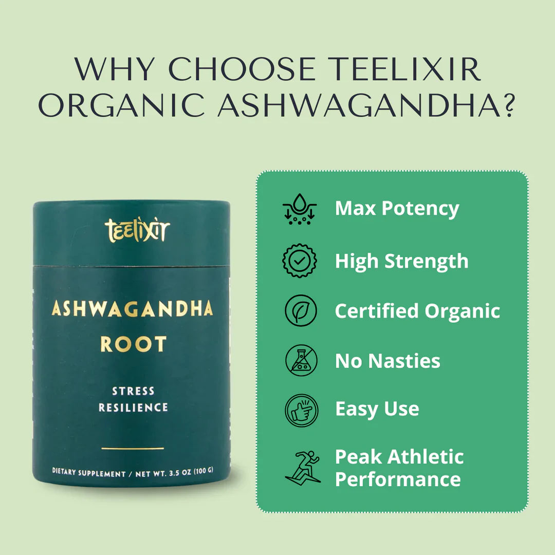 Teelixir Organic Ashwagandha Root 50g
