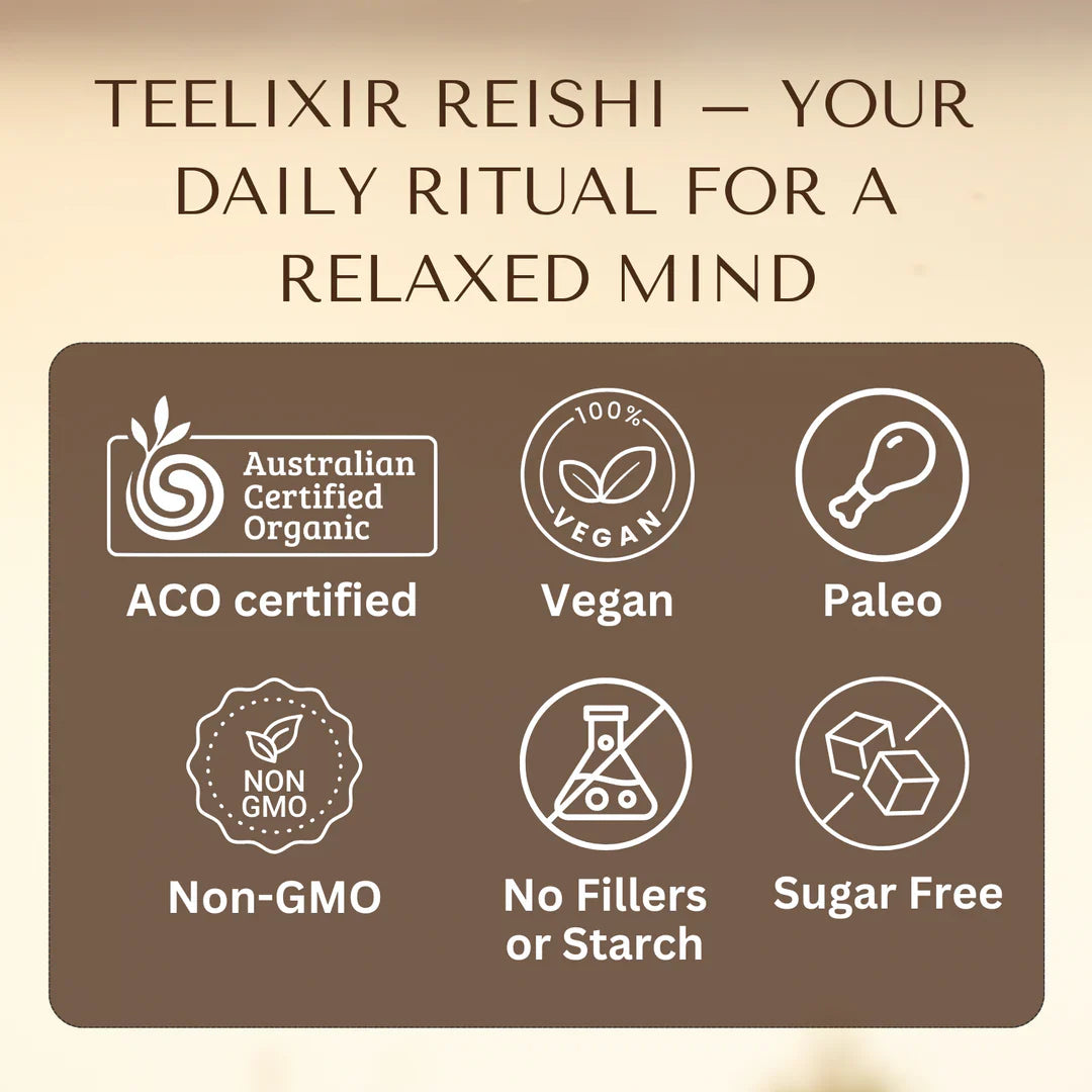 Teelixir Organic Reishi Mushroom 50g