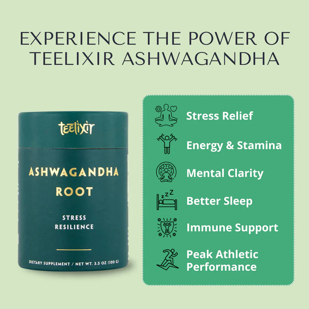 Teelixir Organic Ashwagandha Root 50g