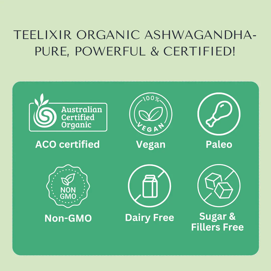 Teelixir Organic Ashwagandha Root 50g
